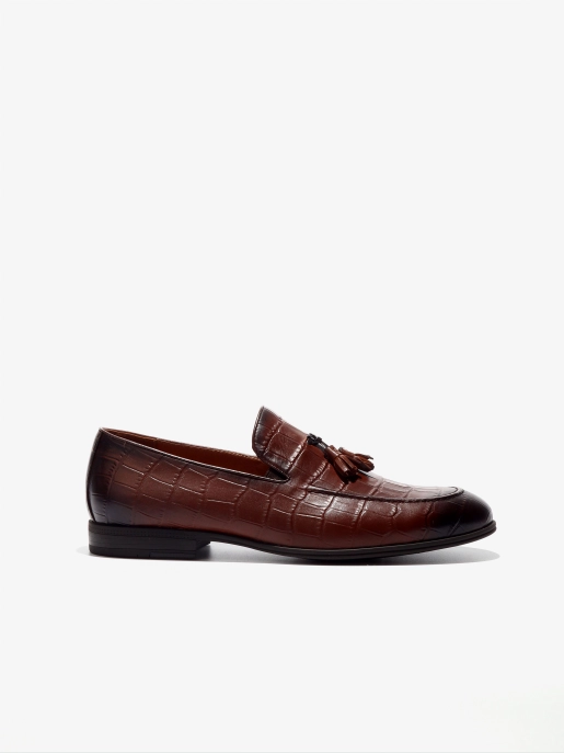 Men's loafers Respect: brown, Year - 00
