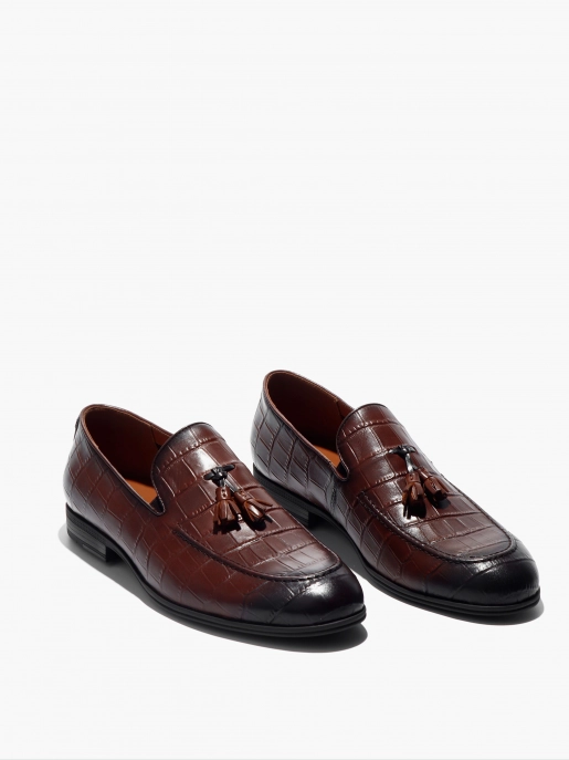 Men's loafers Respect: brown, Year - 01