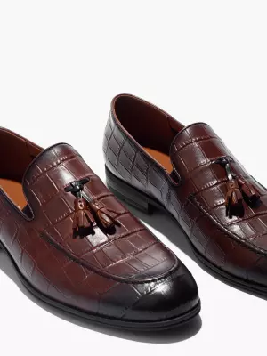 Men's loafers Respect:  brown, Year - 02