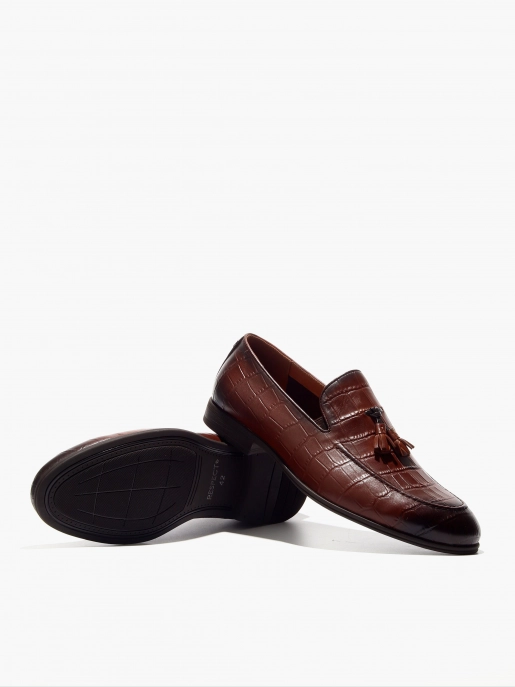 Men's loafers Respect: brown, Year - 03